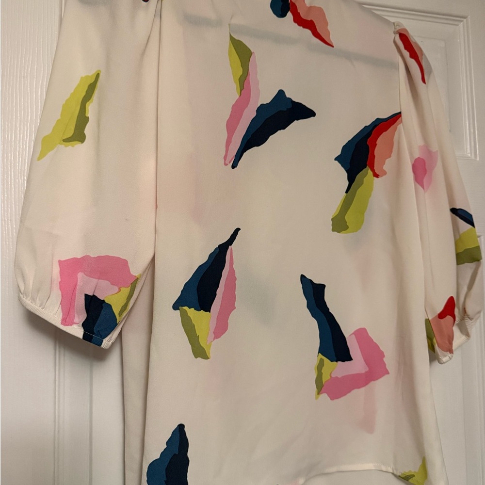 THML Multicolor Abstract Top - Picture 4 of 4